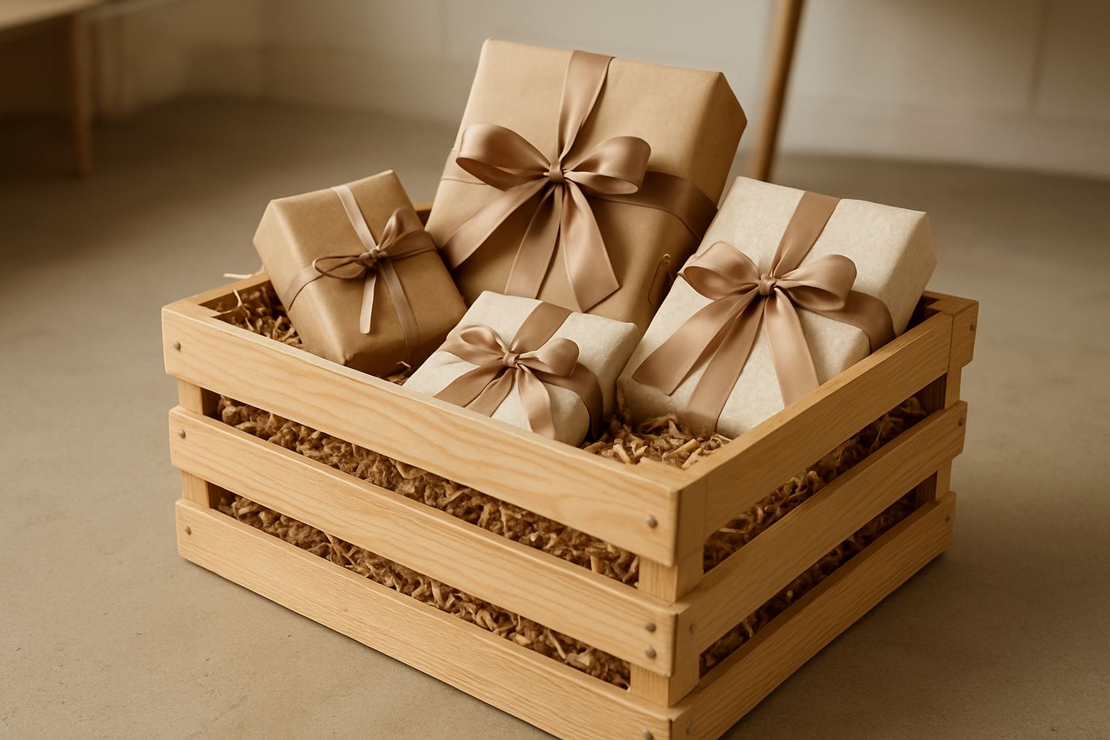 Wooden Hamper Crate